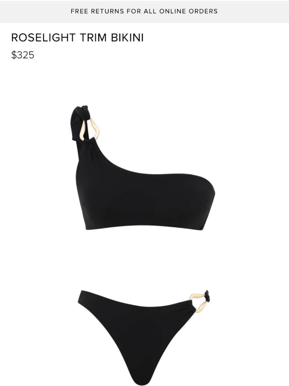brand new zimmerman Bikini - size 0